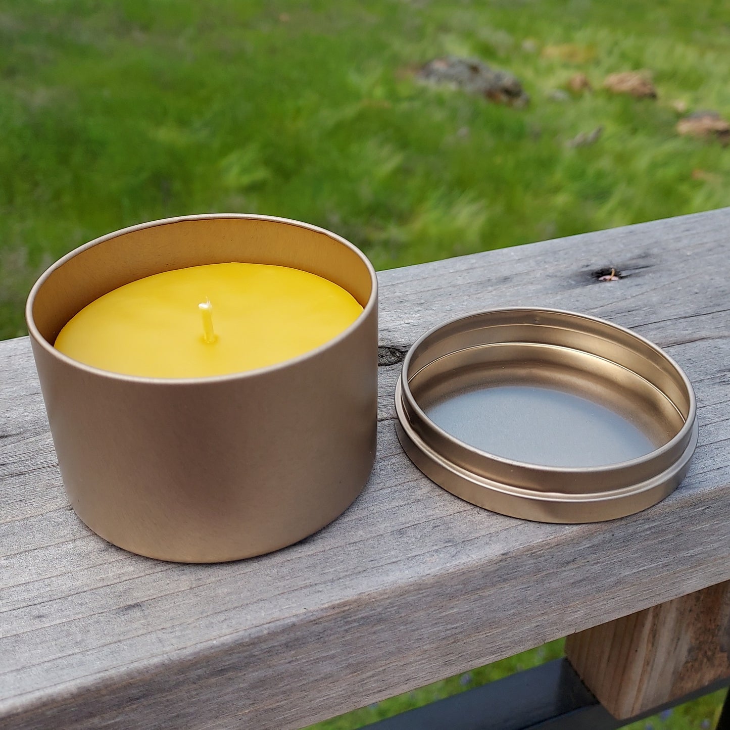 Small Tin Candle