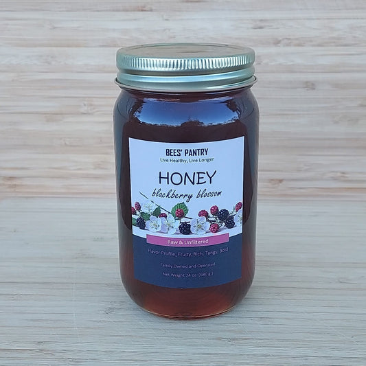 Raw Blackberry Honey 24 oz.