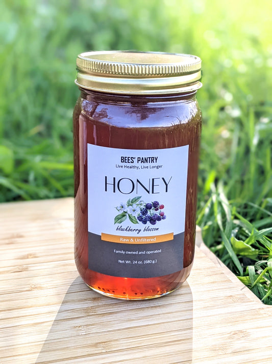 Raw Blackberry Honey 24 oz.