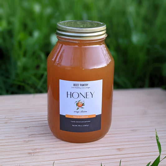 Raw Orange Blossom Honey 48oz